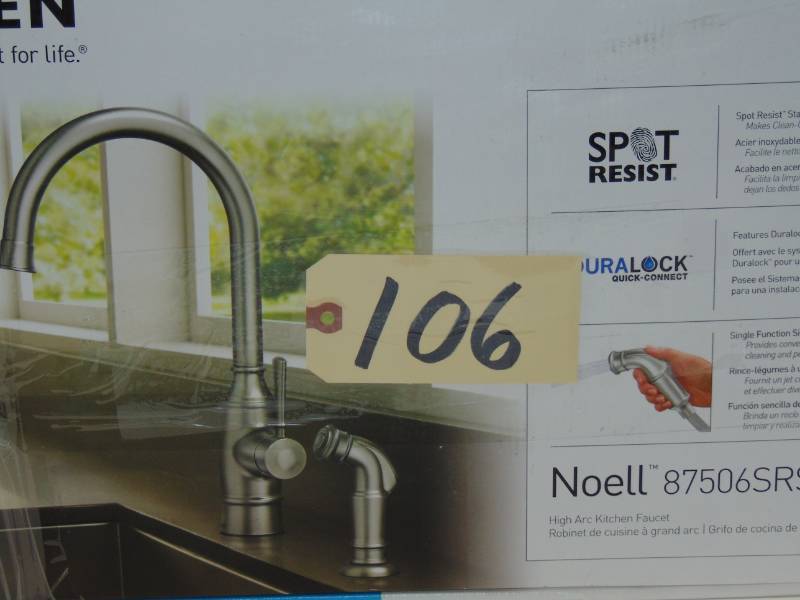 Noell Pull-Down Sprayer Kitchen Faucet Spot Resist Stainless