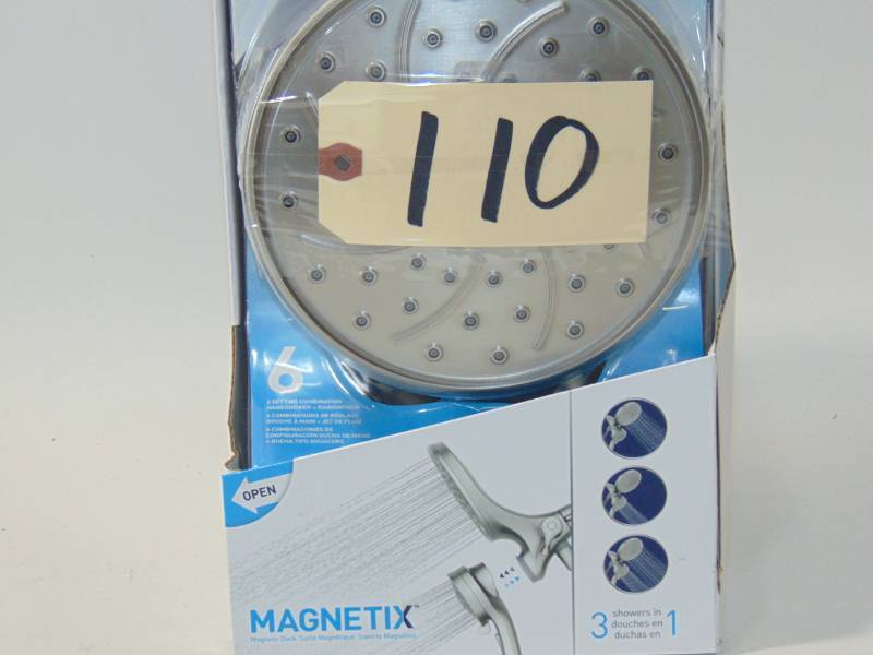 Attract  Hand Shower Showerhead Magnetix Brushed Nickel