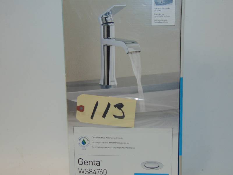 Genta Bathroom Faucet Chrome