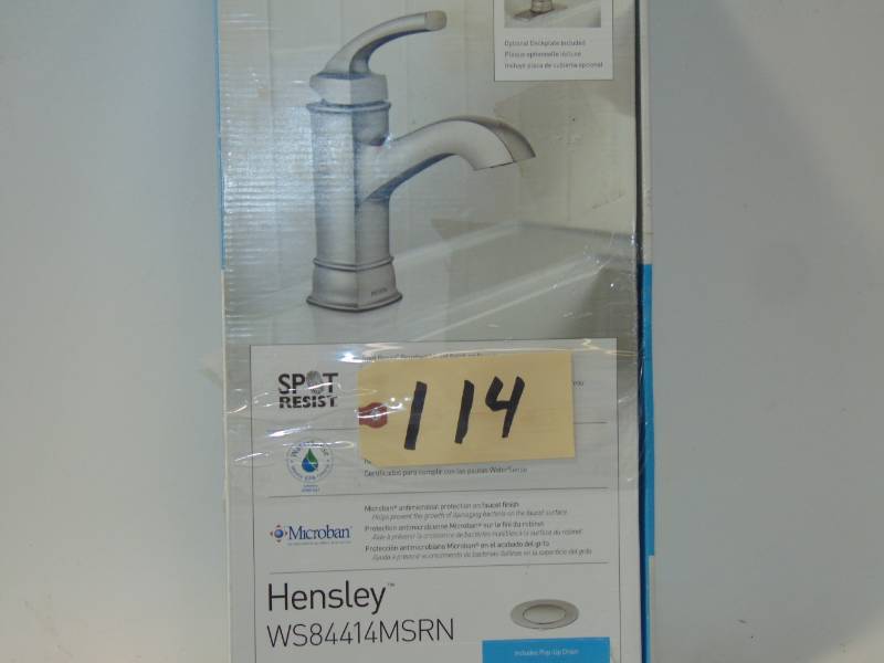 Hensley 4 in.  Bathroom FaucetSpot Resist Nickel