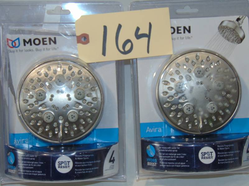4 Avira Showerhead Featuring Brushed Nickel (#164)