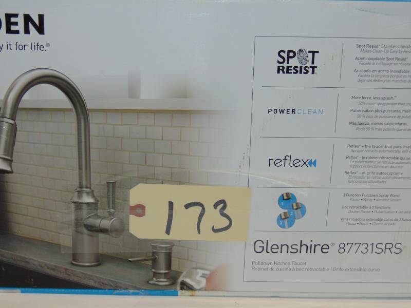 Glenshire Pull-Down Sprayer Kitchen Faucet Stainless