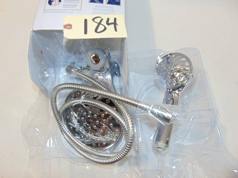 2 Attract 6-Spray 5.5 in. Handheld Shower Magnetix Chrome