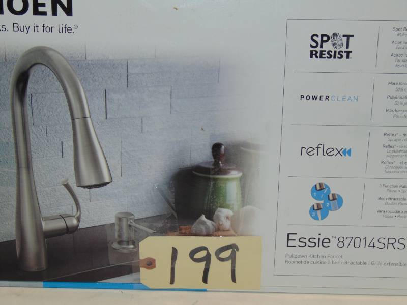 Essie  Pull-down Sprayer Kitchen Faucet Stainless