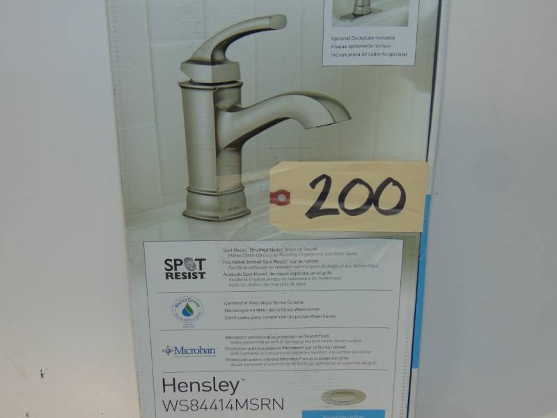 Hensley 4 in.  Bathroom FaucetSpot Resist Nickel