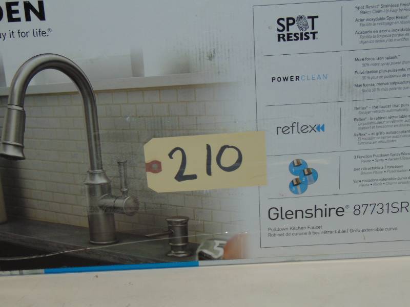 Glenshire Pull-Down Sprayer Kitchen Faucet Stainless