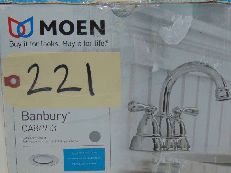 Banbury  Bathroom Faucet in Chrome