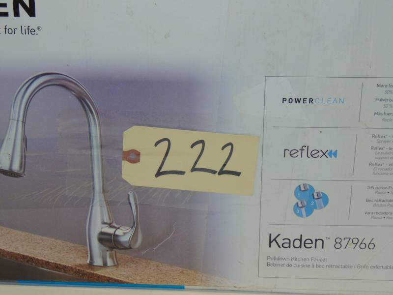 Kaden  Pull-Down Sprayer Kitchen Faucet Chrome