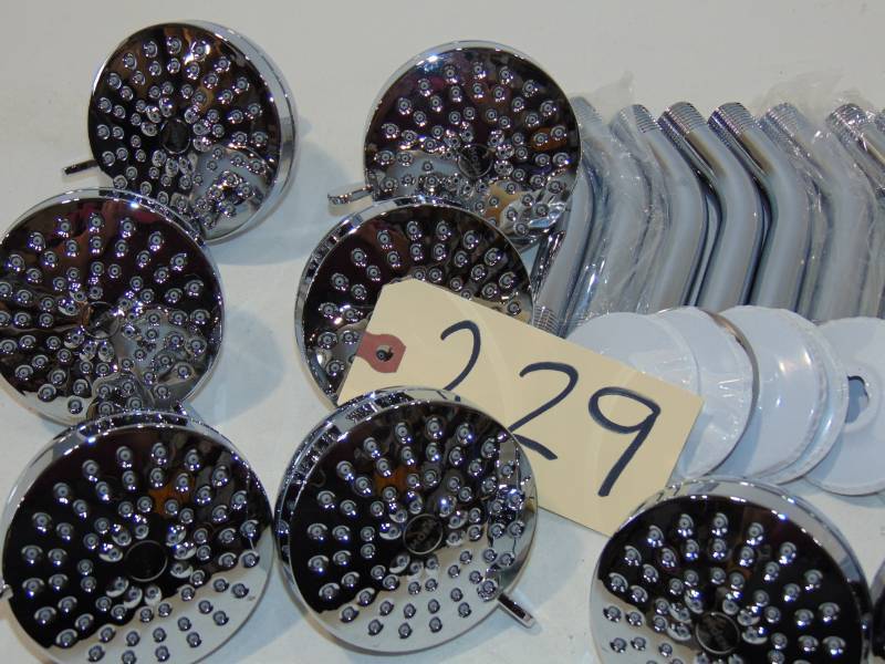 10 Showerhead in Chrome 4-Spray Pattern