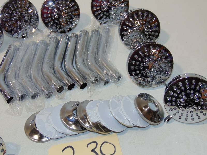 10 Showerhead in Chrome 4-Spray Pattern