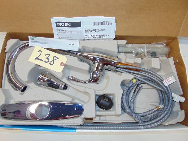 Kaden Kitchen Faucet with Reflex and Power Clean in Chrome