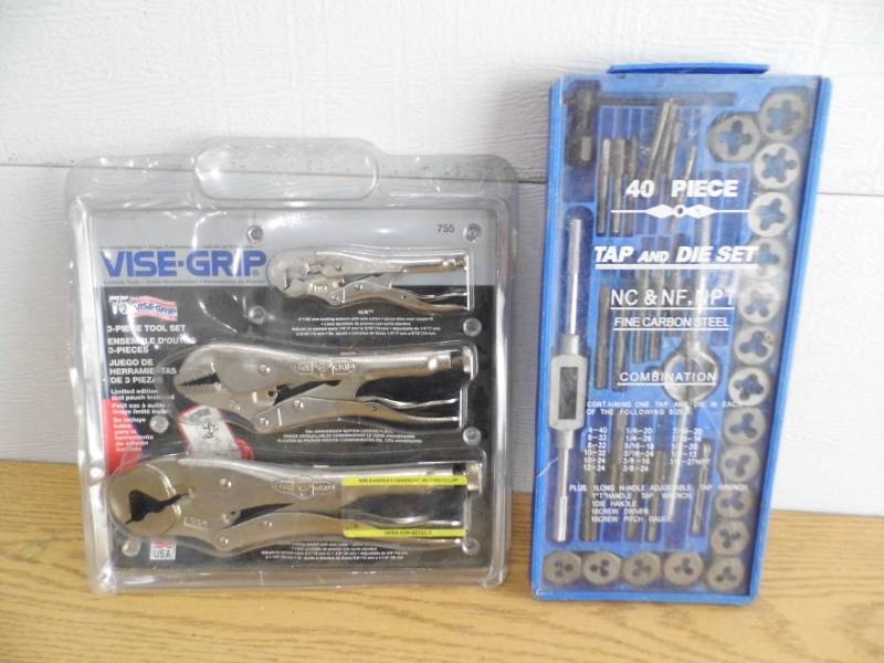 lot 55 image: Vise Grips - Tap & Die Set