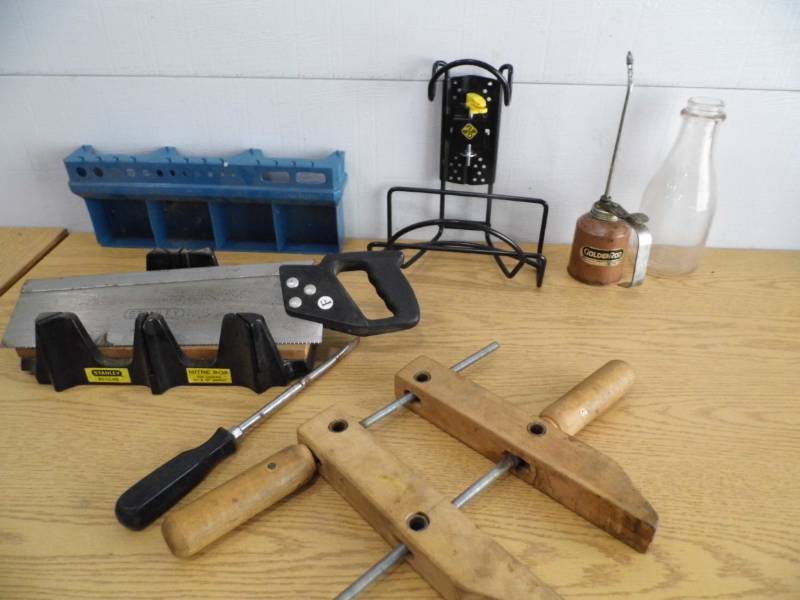 lot 83 image: Miter Box - Oil Can