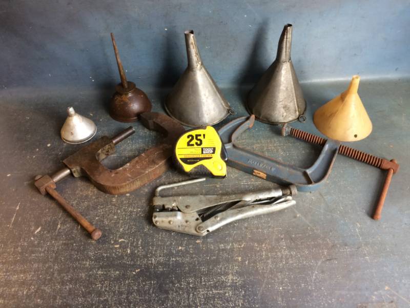 lot 52 image: Clamps & Funnels & More