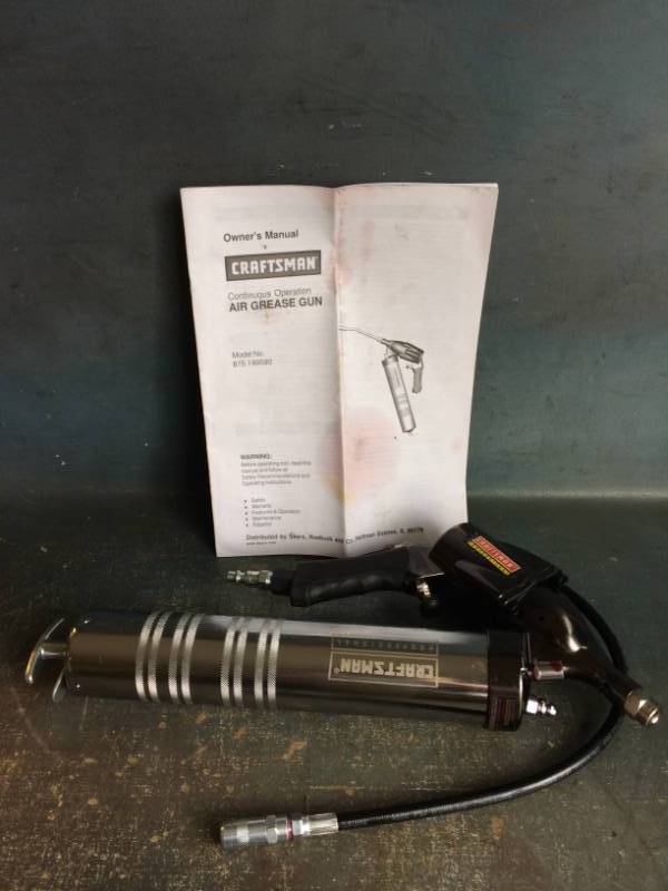 lot 83 image: Craftsman Grease Gun