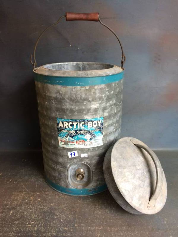 lot 99 image: Vintage Portable Water Cooler