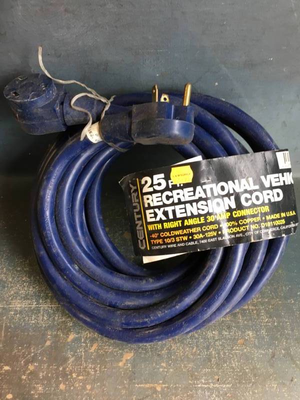 lot 107 image: Recreational Vehicle Extension Cord