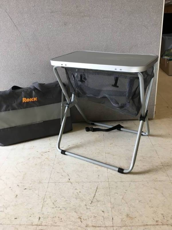 lot 111 image: Portable Mesh Table
