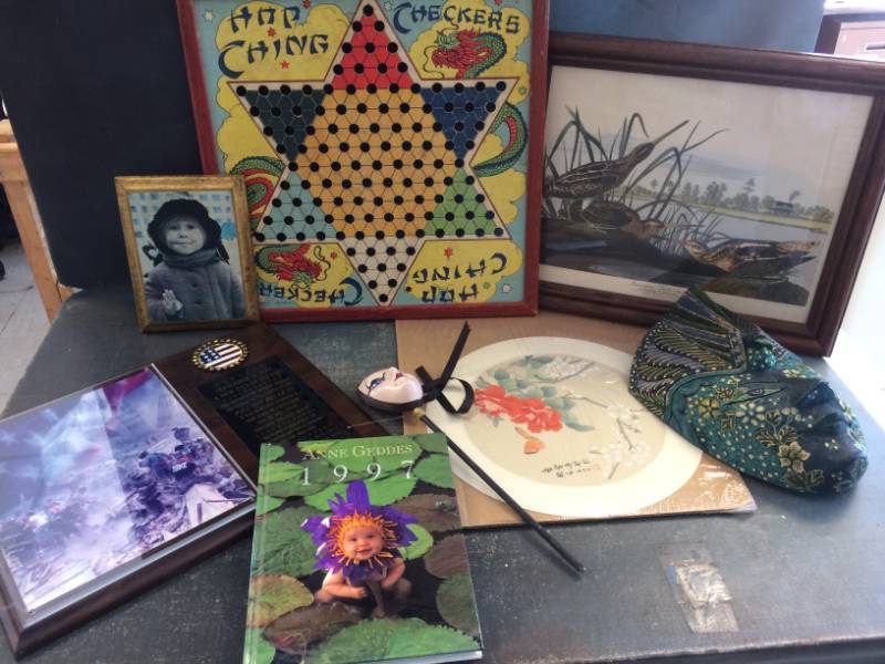 lot 191 image: Vintage Chinese Checkers, Mask and More