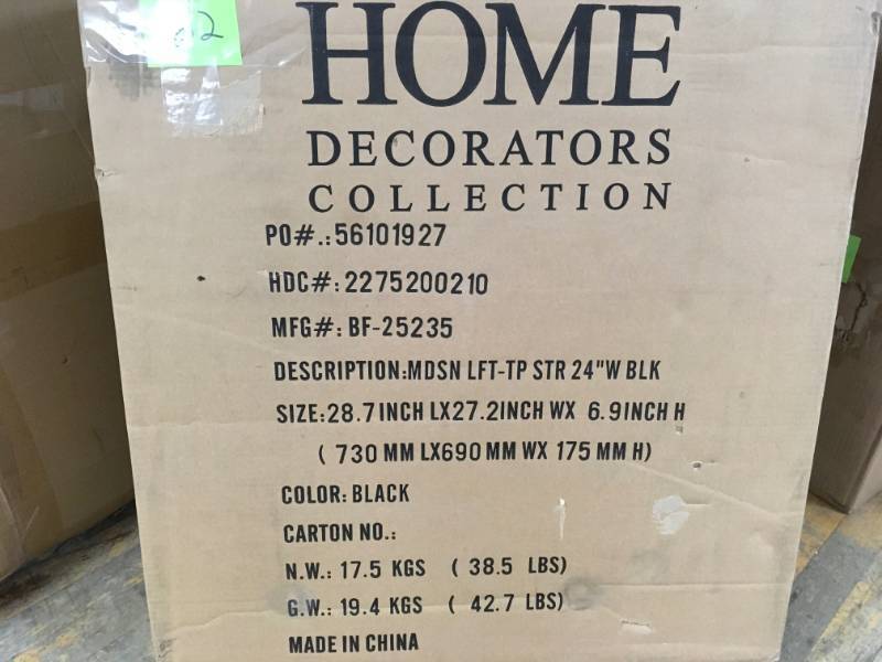 Madison Black Bench by Home Decorators Collection in good condition