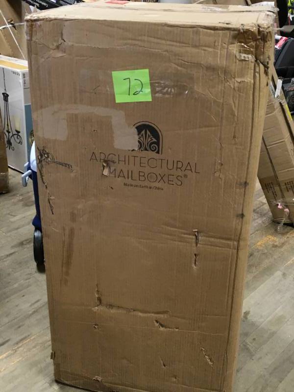 Architectural Mailboxes Elephantrunk Parcel Drop Box in Oil-Rubbed Bronze in good condition
