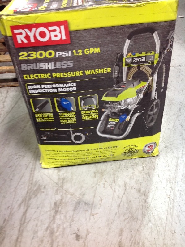 Ryobi 2,300 PSI 1.2 GPM High Performance Electric Pressure Washer IN GOOD CONDITIONS