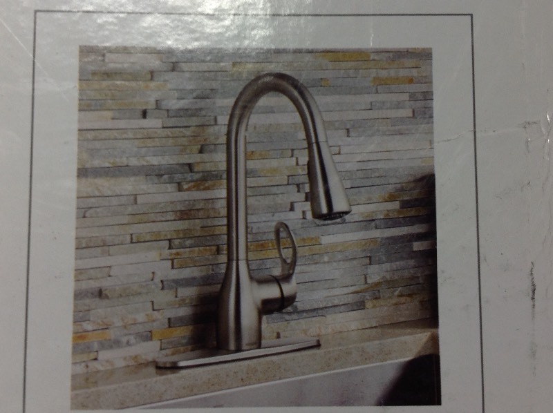 MOEN Kleo Single-Handle Pull-Down Sprayer Kitchen Faucet with Reflex and Power Clean in Spot Resist Stainless not used