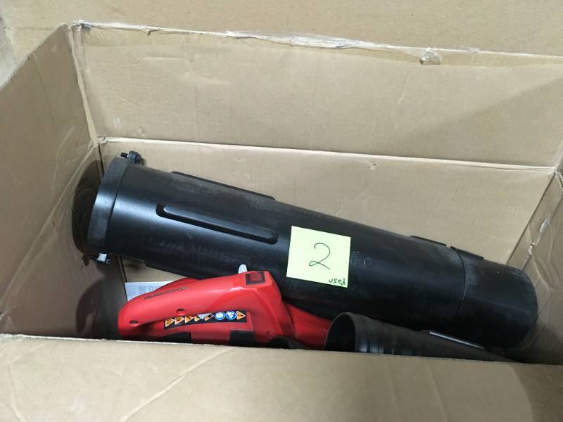 lot 2 image: Homelite 150 MPH 400 CFM 26cc Gas Handheld Blower Vacuum USED in good condition