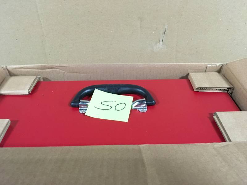 lot 50 image: URREA Heavy Duty Metal Tool Box - 17 in. X 7 12 in. X 7 in.not used