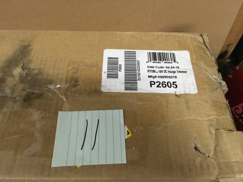 RYOBI ONE 18 in. 18-Volt Lithium-Ion Cordless Batery Hedge Trimmer (Tool Only) in good condition