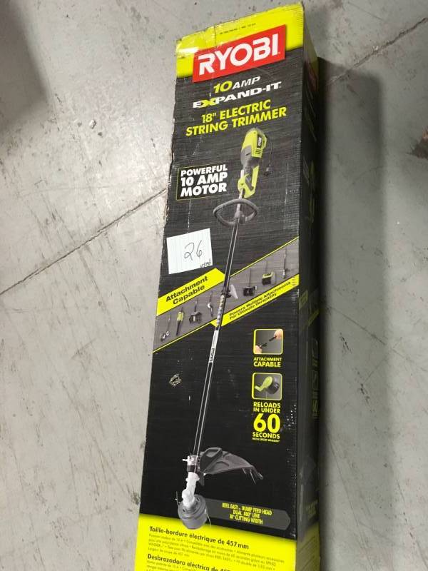 Ryobi 18 in. 10 Amp Electric String Trimmer USED