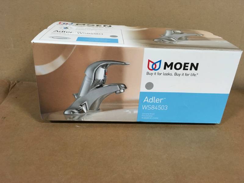 Moen Adler 4 In Centerset Single Handle Bathroom Faucet In Chrome