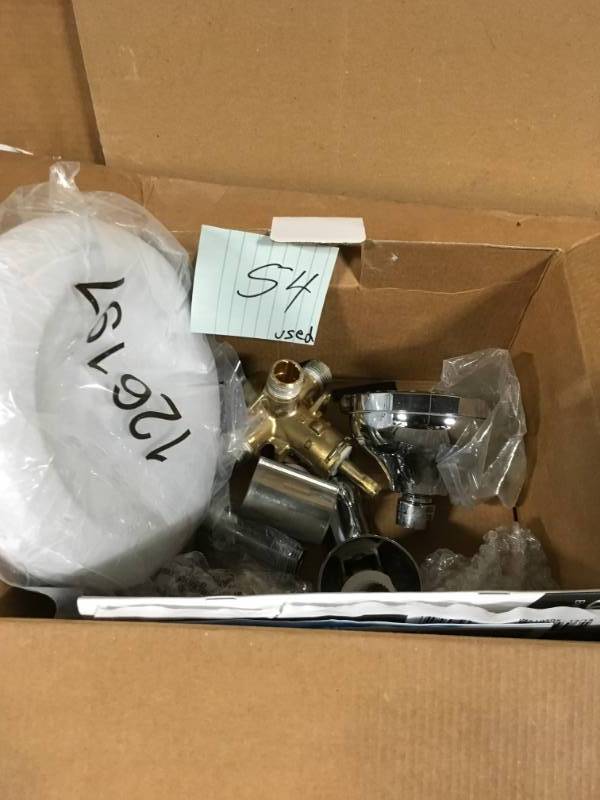 MOEN Adler 1-Handle 1-Spray Shower Faucet with Valve in Chrome (Valve Included) USED in good condition