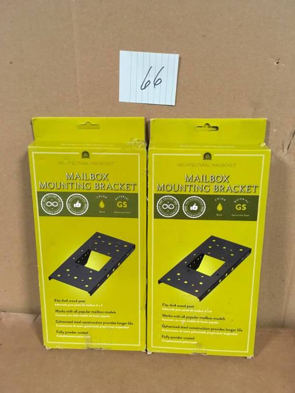 Architectural Mailboxes 2 in. H x 6 in. W x 12 in. D Powder Coated Black Galvanized Steel Mailbox in good condition