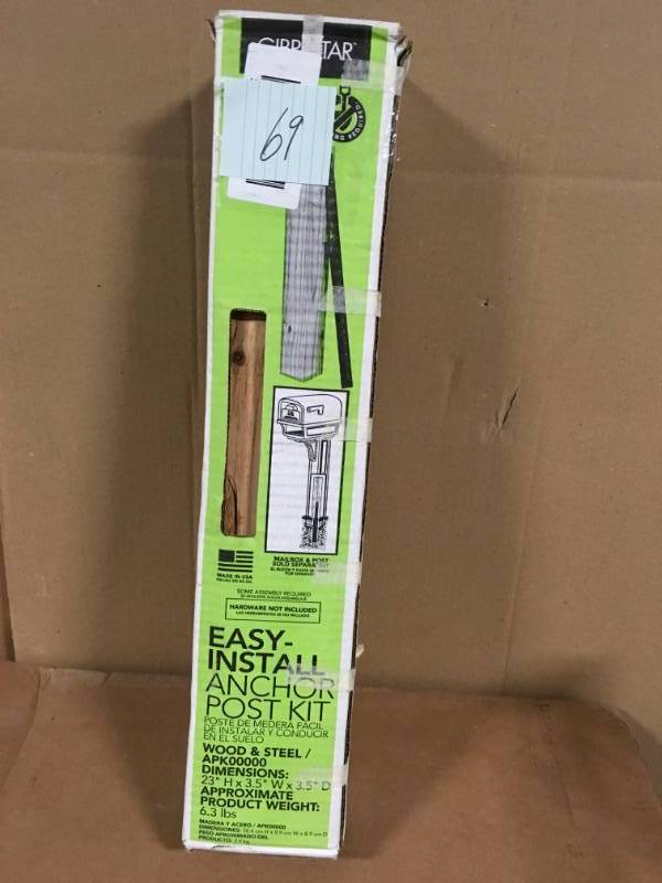 Gibraltar Mailboxes 23 in. Anchor Post Accessory Kit in good condition