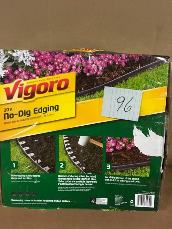 Vigoro 20 ft. No-Dig Landscape Edging Kit in good condition