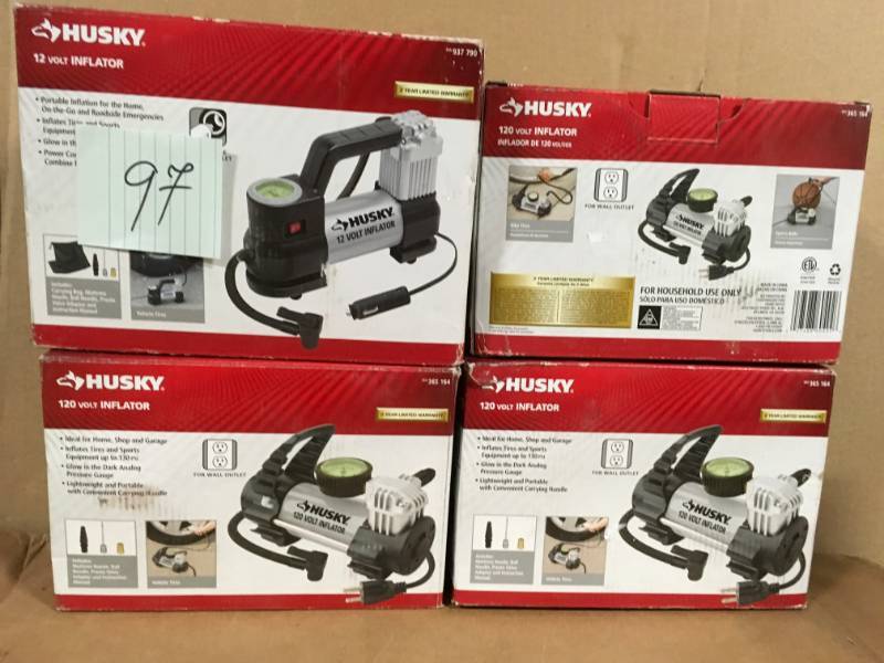 Husky 120-Volt Inflator NOT TESTED