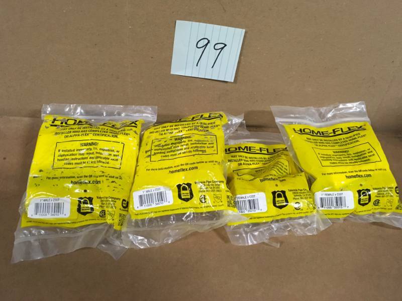 HOME-FLEX 1 in. CSST x 1 in. MIPT in good condition
