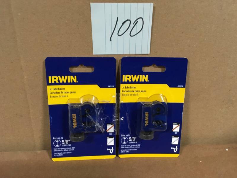 Irwin Jr Tube Cutter 58� Copper Pipe in good condition