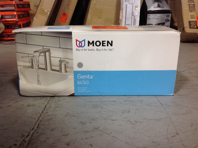 MOEN Genta 8 in. Widespread 2-Handle Bathroom Faucet in Chrome not used