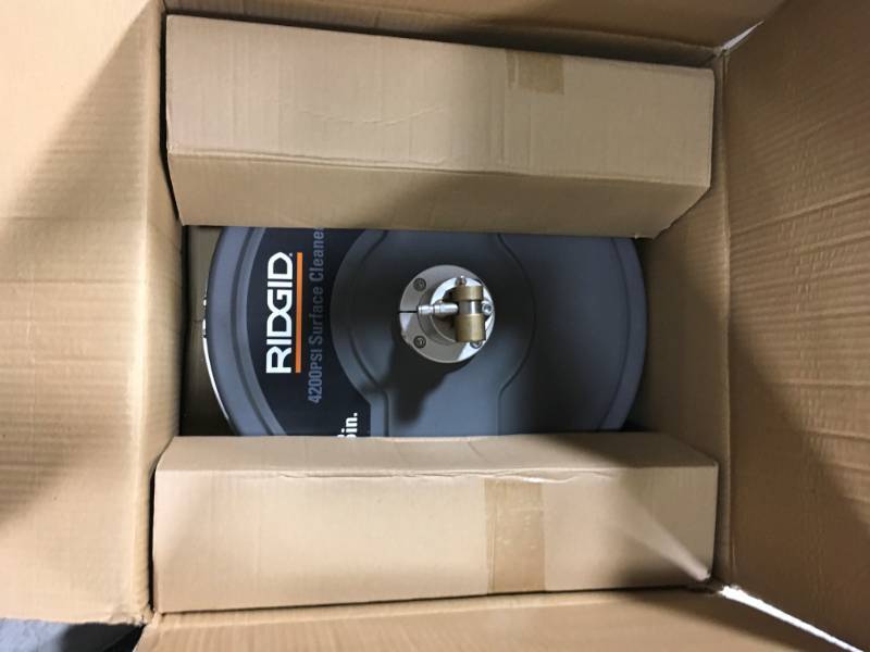 RIDGID Professional 18 in. 4200 PSI Quick Connect Surface Cleaner for Gas Pressure Washers not used