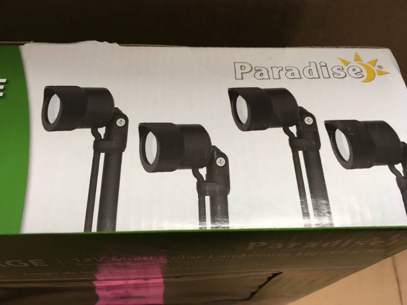 Multi Color LED Nano Spot Light (4-Pack) in good condition