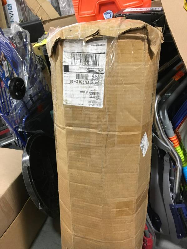 HUSKY 24 ft. x 100 ft. Black 6 mil Plastic Sheeting not used