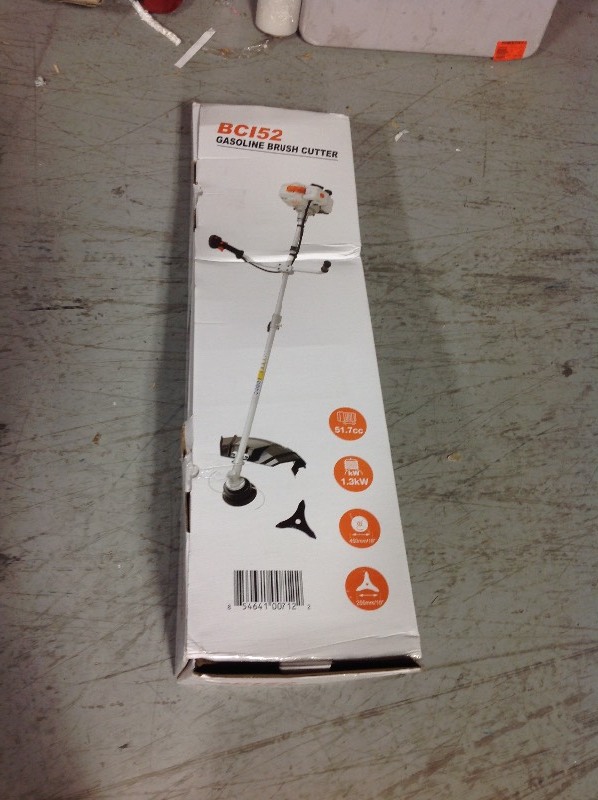 52cc Gas 2 Cycle 2-in-1 Grass String Trimmer and Brush Cutter