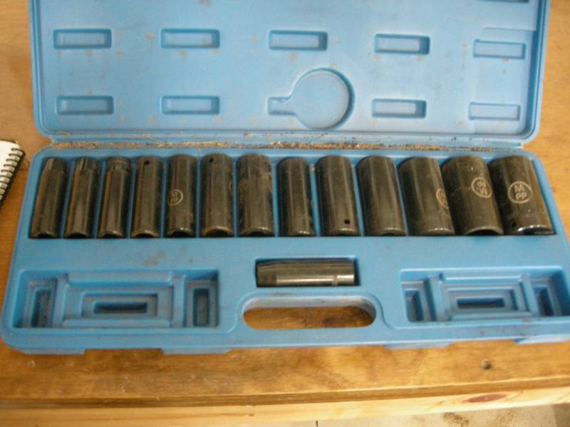 lot 9 image: MPP Air Impact Metric Deep Well Sockets