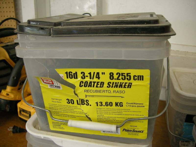 lot 42 image: Grip-rite 16d Coated Sinkers