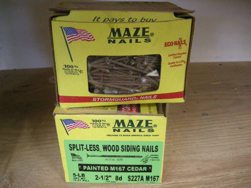 lot 45 image: 2 boxes Maze Nails