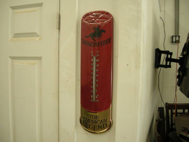 lot 74 image: Winchester Thermometer