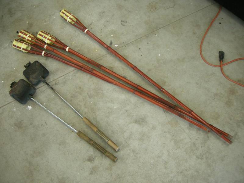 lot 86 image: Tiki Torches and Pudgy Pie Cookers