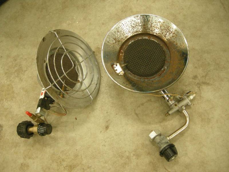 lot 108 image: 2 Sunflower Style Propane Heaters